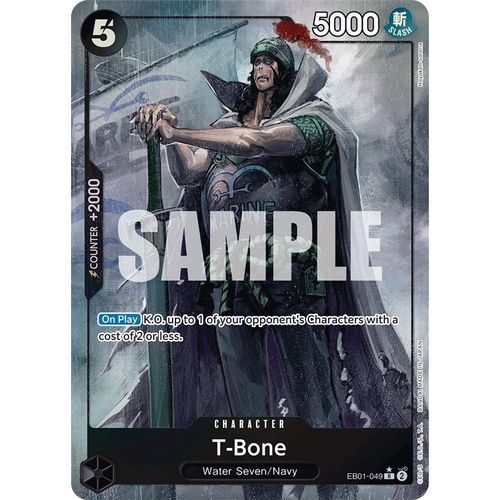T - Bone (Alternate Art) (EB01 - 049) [Extra Booster: Memorial Collection] - PokéBox Australia