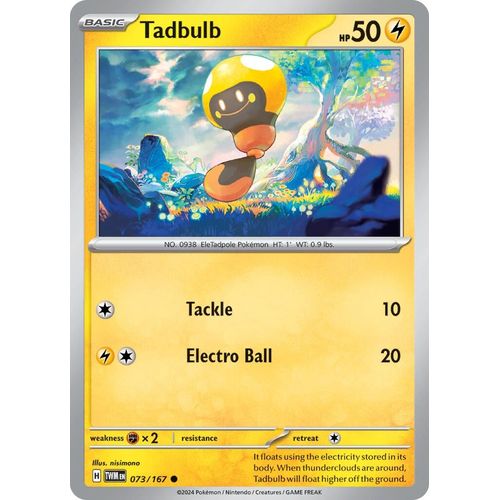 Tadbulb (073/167) [SV06: Twilight Masquerade] - PokéBox Australia