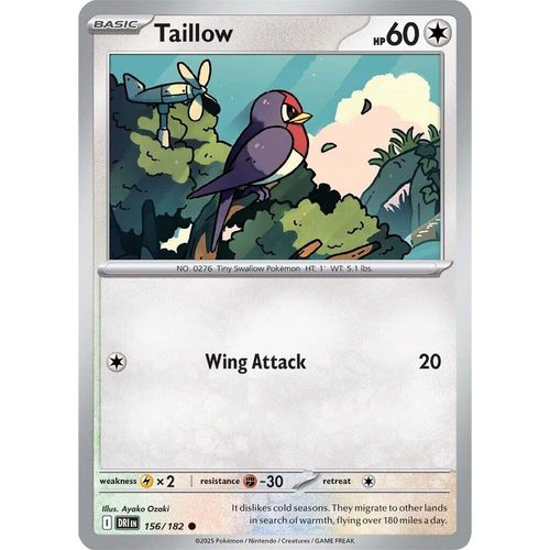 Taillow (156/182) (SV10: Destined Rivals) - PokéBox Australia
