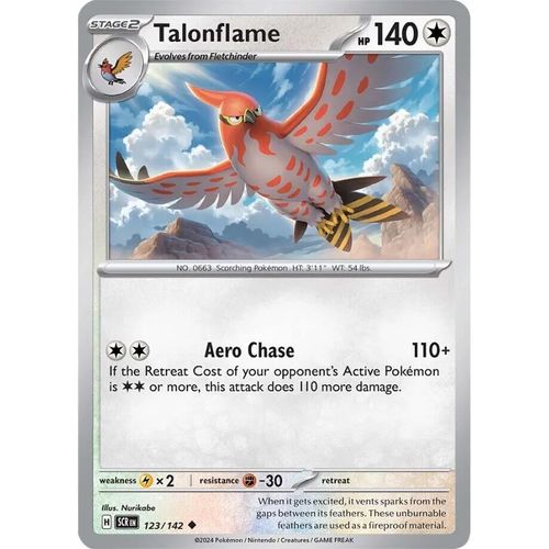 Talonflame (123/142) [SV07: Stellar Crown] - PokéBox Australia