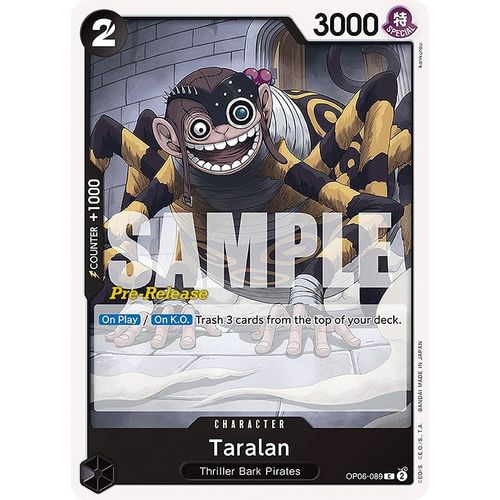 Taralan (OP06 - 089) [Wings of the Captain Pre - Release Cards] - PokéBox Australia