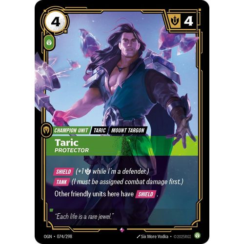 Taric - Protector (074/298) (Origins) - PokéBox Australia