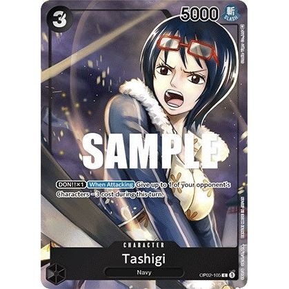 Tashigi (Box Topper) (OP02 - 105) [Paramount War] - PokéBox Australia