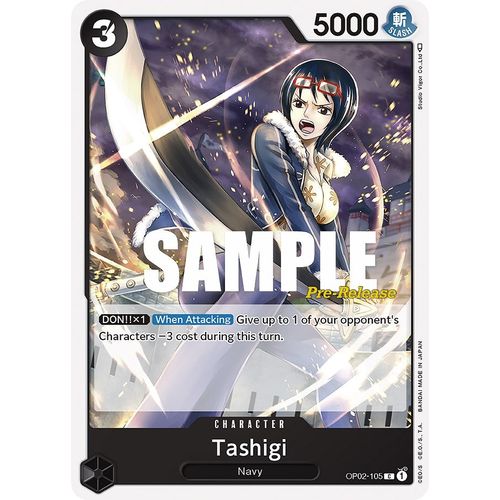 Tashigi (OP02 - 105) [Paramount War Pre - Release Cards] - PokéBox Australia