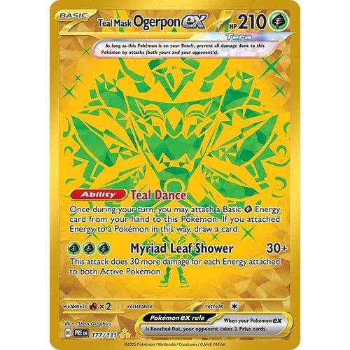 Teal Mask Ogerpon ex (177/131) [SV: Prismatic Evolutions] - PokéBox Australia