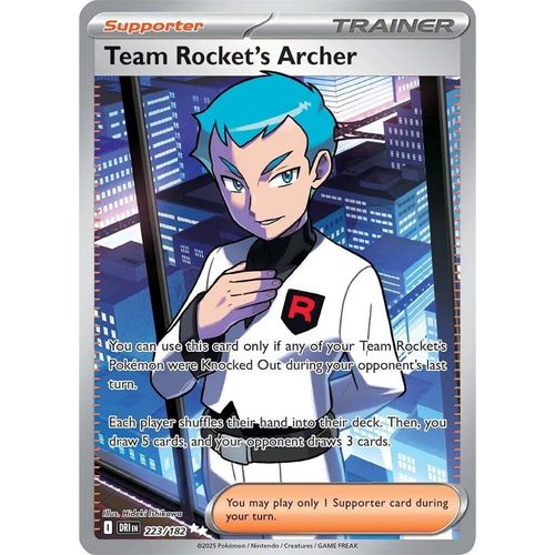 Team Rocket's Archer (223/182) (SV10: Destined Rivals) - PokéBox Australia