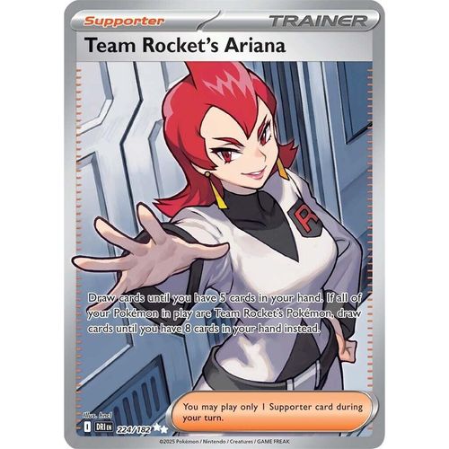 Team Rocket's Ariana (224/182) (SV10: Destined Rivals) - PokéBox Australia