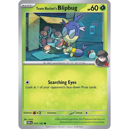 Team Rocket's Blipbug (015/182) (SV10: Destined Rivals) - PokéBox Australia