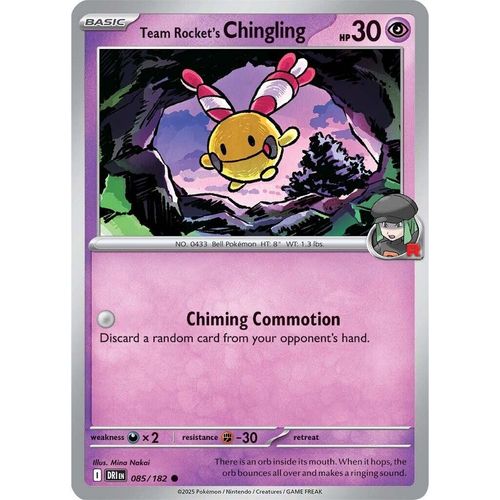 Team Rocket's Chingling (085/182) (SV10: Destined Rivals) - PokéBox Australia