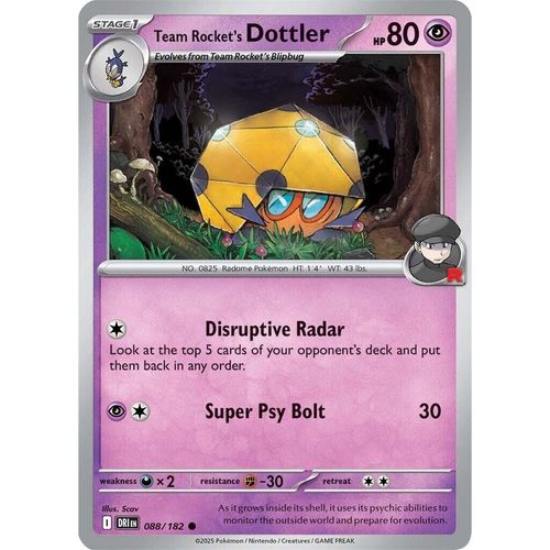 Team Rocket's Dottler (088/182) (SV10: Destined Rivals) - PokéBox Australia