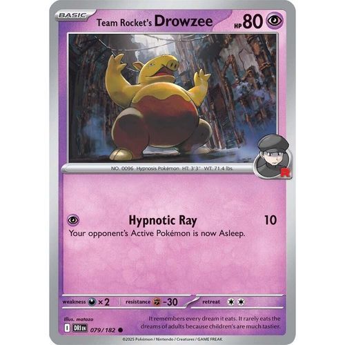 Team Rocket's Drowzee (079/182) (SV10: Destined Rivals) - PokéBox Australia