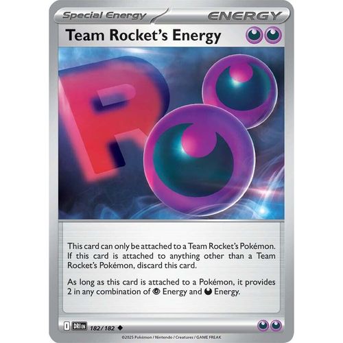 Team Rocket's Energy (182/182) (SV10: Destined Rivals) - PokéBox Australia