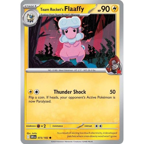 Team Rocket's Flaaffy (073/182) (SV10: Destined Rivals) - PokéBox Australia