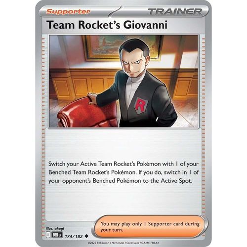 Team Rocket's Giovanni (174/182) (SV10: Destined Rivals) - PokéBox Australia