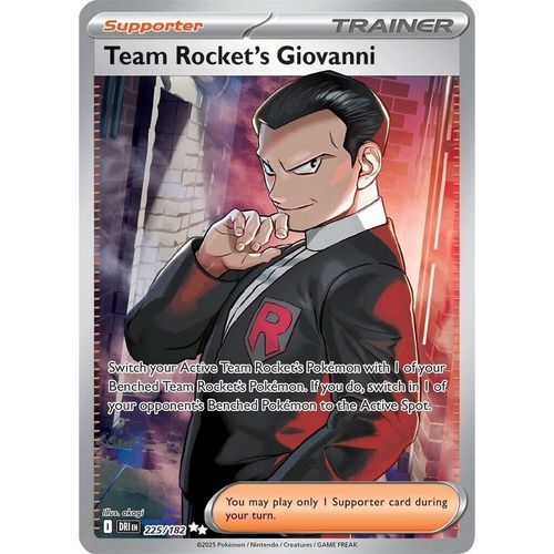 Team Rocket's Giovanni (225/182) (SV10: Destined Rivals) - PokéBox Australia