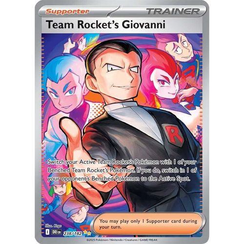 Team Rocket's Giovanni (238/182) (SV10: Destined Rivals) - PokéBox Australia