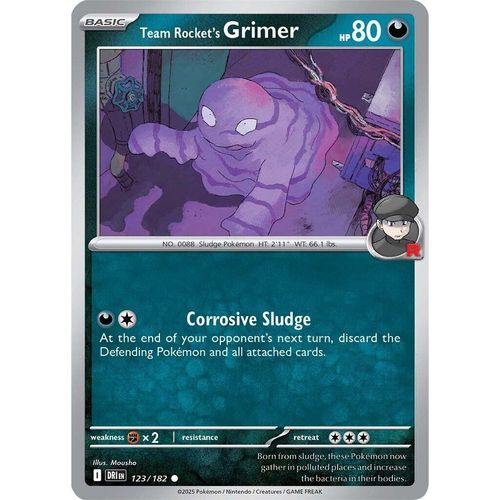 Team Rocket's Grimer (123/182) (SV10: Destined Rivals) - PokéBox Australia