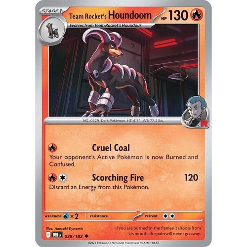 Team Rocket's Houndoom (038/182) (SV10: Destined Rivals) - PokéBox Australia