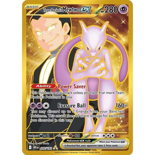 Team Rocket's Mewtwo ex (240/182) (SV10: Destined Rivals) - PokéBox Australia
