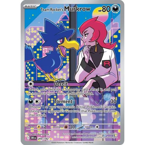 Team Rocket's Murkrow (200/182) (SV10: Destined Rivals) - PokéBox Australia