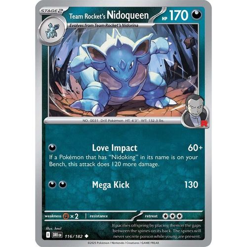 Team Rocket's Nidoqueen (116/182) (SV10: Destined Rivals) - PokéBox Australia