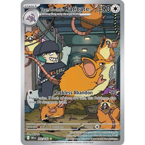 Team Rocket's Raticate (202/182) (SV10: Destined Rivals) - PokéBox Australia
