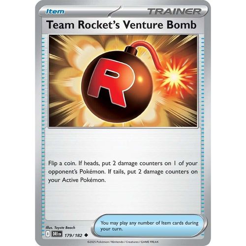Team Rocket's Venture Bomb (179/182) (SV10: Destined Rivals) - PokéBox Australia