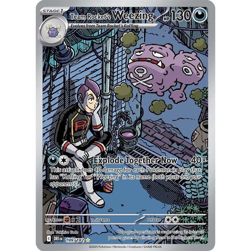 Team Rocket's Weezing (199/182) (SV10: Destined Rivals) - PokéBox Australia