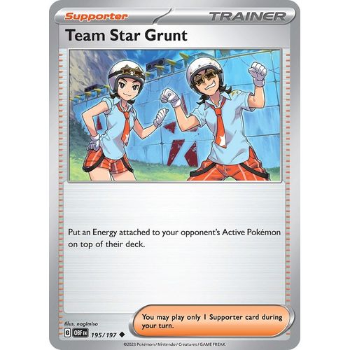 Team Star Grunt (195/197) [SV03: Obsidian Flames] - PokéBox Australia