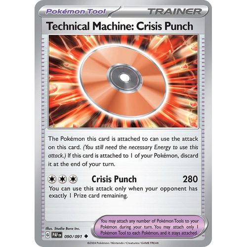 Technical Machine: Crisis Punch (090/091) [SV: Paldean Fates] - PokéBox Australia