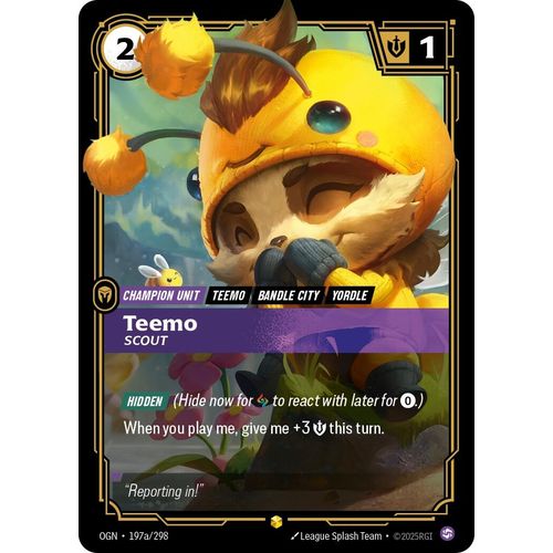 Teemo - Scout (Alternate Art) (197a/298) (Origins) - PokéBox Australia