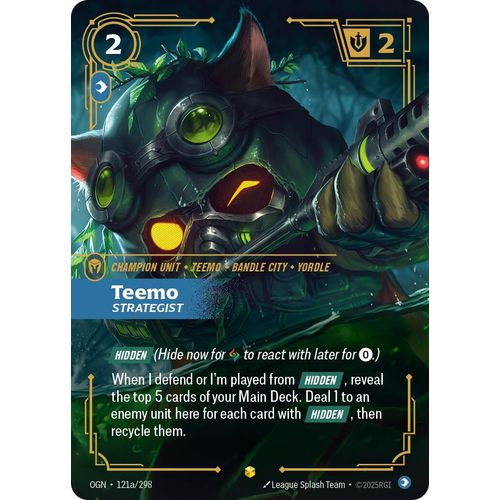 Teemo - Strategist (Alternate Art) (121a/298) (Origins) - PokéBox Australia