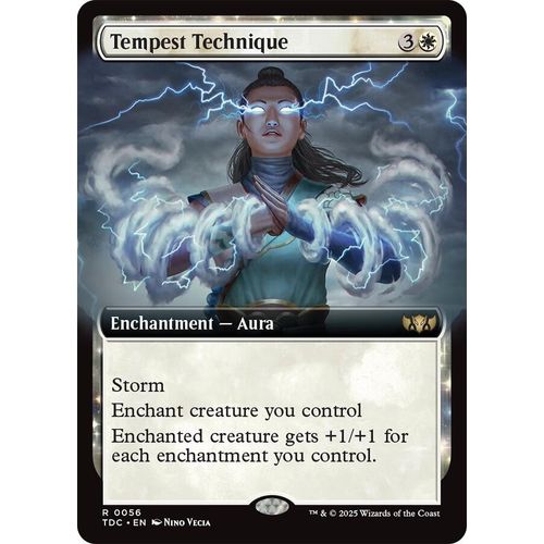 Tempest Technique (Extended Art) (56) [Commander: Tarkir: Dragonstorm] - PokéBox Australia