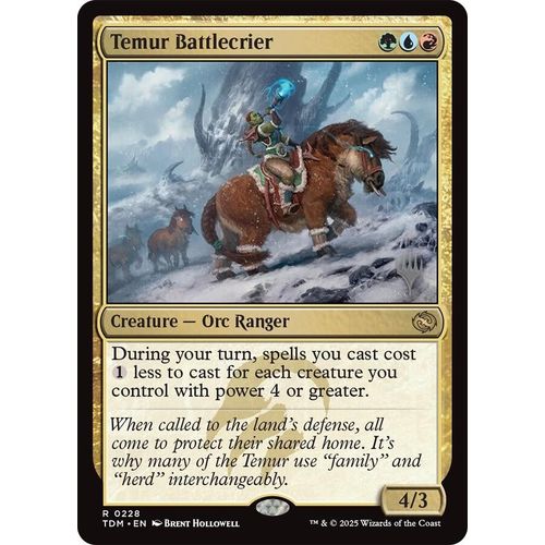 Temur Battlecrier (228) (Promo Pack: Tarkir: Dragonstorm) - PokéBox Australia