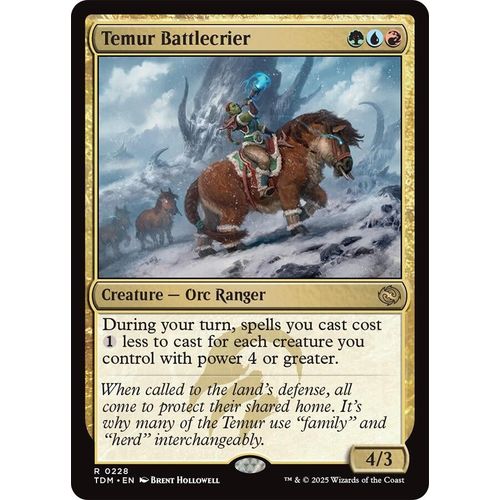 Temur Battlecrier (228) (Tarkir: Dragonstorm) - PokéBox Australia