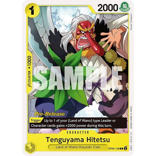 Tenguyama Hitetsu (OP06 - 108) [Wings of the Captain Pre - Release Cards] - PokéBox Australia