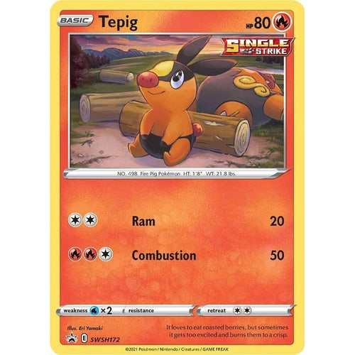 Tepig - SWSH172 (SWSH172) (SWSH: Sword & Shield Promo Cards) - PokéBox Australia