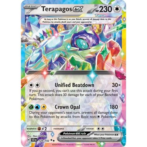 Terapagos ex (128/142) [SV07: Stellar Crown] - PokéBox Australia