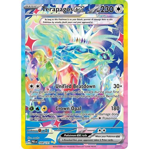 Terapagos ex (169/131) [SV: Prismatic Evolutions] - PokéBox Australia