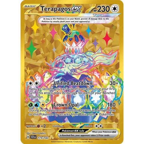 Terapagos ex (173/142) [SV07: Stellar Crown] - PokéBox Australia