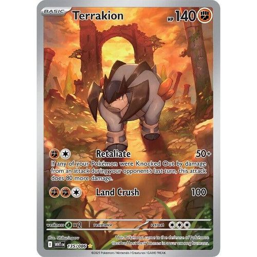 Terrakion (135/086) (SV: White Flare) - PokéBox Australia