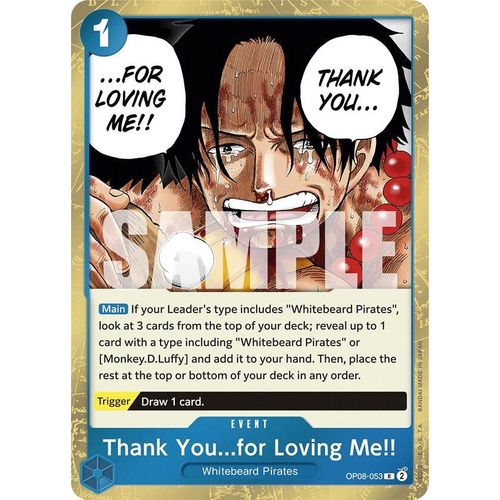 Thank You...for Loving Me!! (OP08 - 053) [Two Legends] - PokéBox Australia