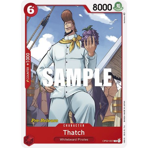Thatch (OP02 - 007) [Paramount War Pre - Release Cards] - PokéBox Australia