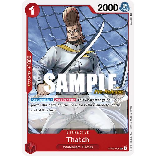 Thatch (OP03 - 005) [Pillars of Strength Pre - Release Cards] - PokéBox Australia