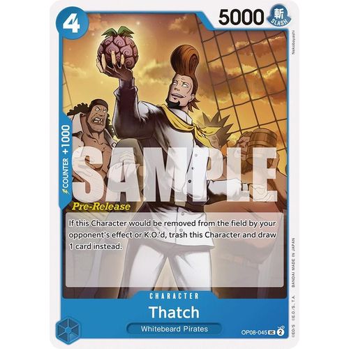 Thatch (OP08 - 045) [Two Legends Pre - Release Cards] - PokéBox Australia
