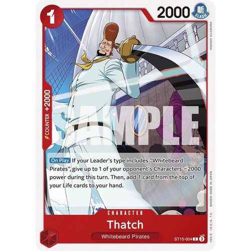 Thatch (ST15 - 004) [Starter Deck 15: RED Edward.Newgate] - PokéBox Australia