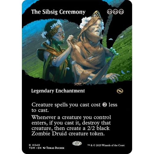 The Sibsig Ceremony (Borderless) (340) (Tarkir: Dragonstorm) - PokéBox Australia