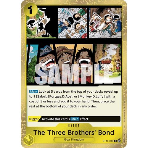 The Three Brothers' Bond (ST13 - 019) [Ultra Deck: The Three Brothers] - PokéBox Australia