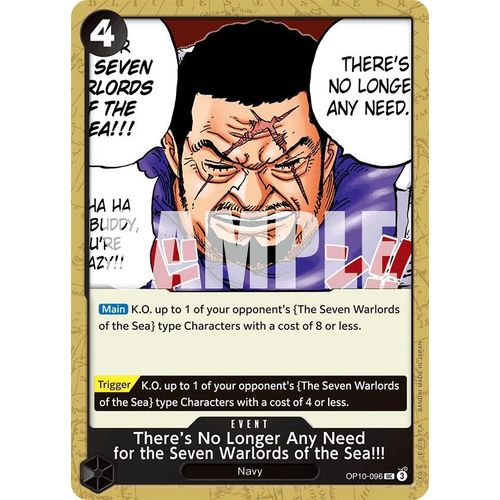 There's No Longer Any Need for the Seven Warlords of the Sea!!! (OP10 - 096) [Royal Blood] - PokéBox Australia