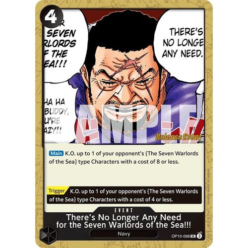 There's No Longer Any Need for the Seven Warlords of the Sea!!! (OP10 - 096) [Royal Blood Release Event Cards] - PokéBox Australia